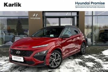 Hyundai Kona I Crossover Facelifting 1.6 T-GDI 198KM 2021 Hyundai Kona PREMIUM N-LINE Automat Gwarancja Salon Polska 1.6 198KM
