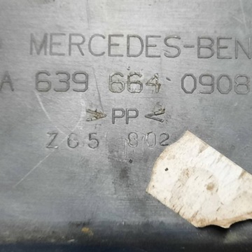 KRYT POUZDRO SEDADLA PRAVÝ PŘEDNÍ A6396640908 MERCEDES VITO W639