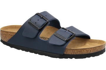 Klapki Damskie Birkenstock 0051753 ARIZONA BF Granatowe 39