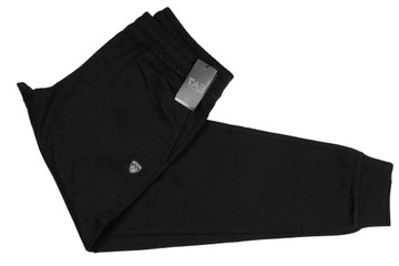 EMPORIO ARMANI EA7 męskie spodnie dresowe NERO / BLACK roz. L NEW