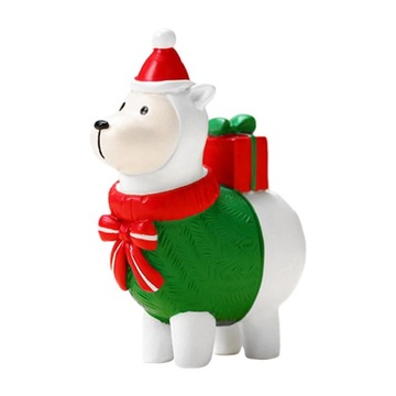 Świąteczna ozdoba na stół Figurka z żywicy Xmas Miniaturowy słodki bałwanek