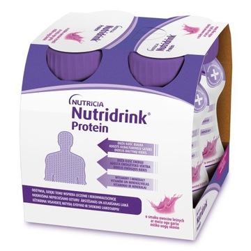 NUTRIDRINK PROTEIN Owoce leśne 4 x 125 ml