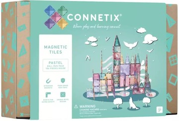 МАГНИТНЫЕ БЛОКИ CONNETIX BALL RUN PASTEL 106 ЭЛЕМЕНТОВ