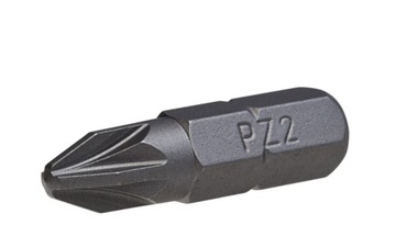 KOŃCÓWKA DO WKRĘTARKI BIT 1/4 POZIDRIV PZ1x25mm