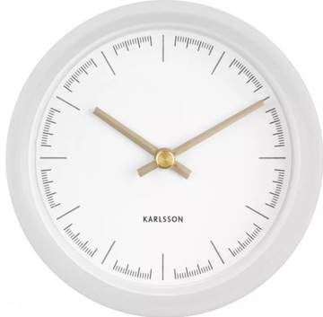 Mały zegar ścienny Karlsson 12,5 cm + BATERIE KA5773WH