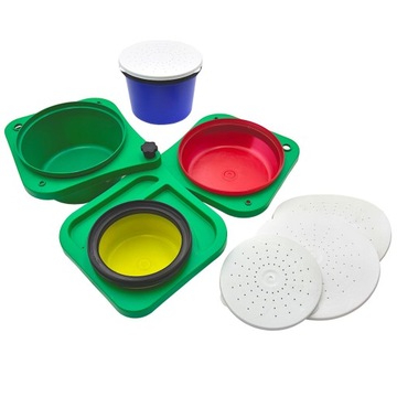 4 Pudełka 4710 + Podstawa z Labiryntem 1X0,4L 2X0,7L 1x1,4L