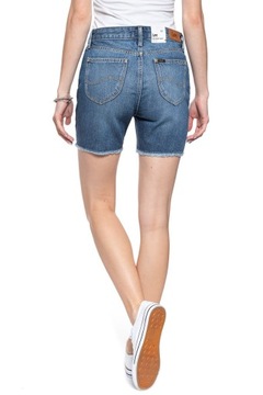 LEE BOYFRIEND SHORT DAMSKIE SPODENKI JEANSOWE W26