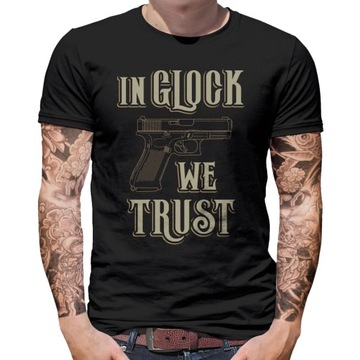 Koszulka T-Shirt War Hog In Glock We Trust S