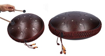 BĘBEN STALOWY TYTANOWY 15TONOWY PERKUSYJNY 35CM