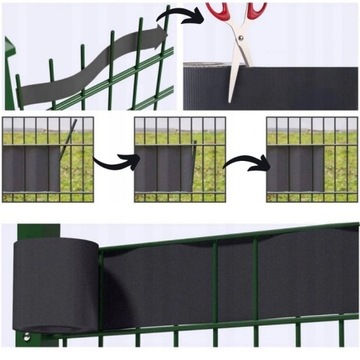 Лента заборная 35м, покрытие забора, сетка + клипсы