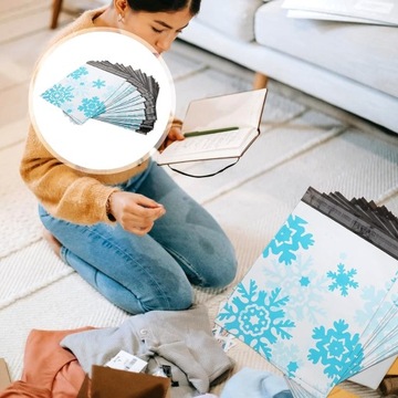 Обертки из фольги декоративной, цветные, курьерские, с печатью, 100 шт.