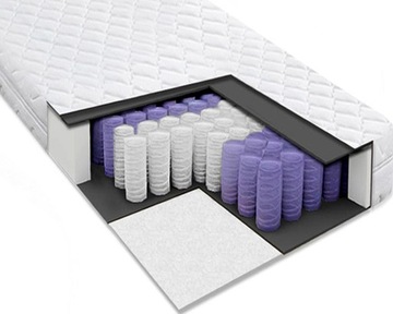 Materac piankowy 120x180 kieszeniowy FLAFI 17 cm