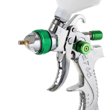 ПИСТОЛЕТ ДЛЯ ПОКРАСКИ, 4X НАСАДКА HVLP 1,4 1,7 2,0 2,5 НАБОР ДЛЯ ПОКРАСКИ 600 мл