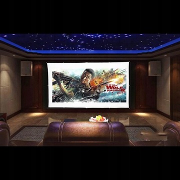 Портативный 150-дюймовый экран проектора HD 16:9