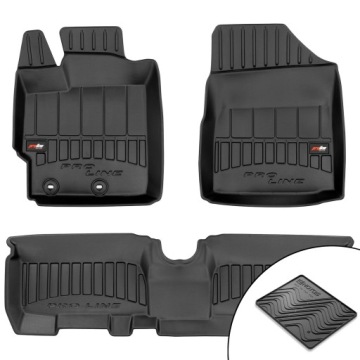 3D gumové koberce Toyota Yaris II 2005-2011 rohož bonus