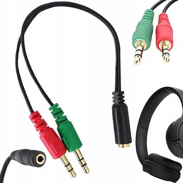 ADAPTER PRZEJŚCIÓWKA KABEL MINI JACK DO SŁUCHAWEK