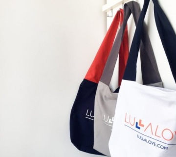 Белая сумка через плечо Lullabag