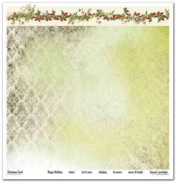 Набор папье-маше для скрапбукинга 30x30 - Itd Collection - Merry Christmas