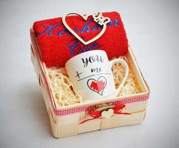 COOL SET Подарочное полотенце на ДЕНЬ СВЯТОГО ВАЛЕНТИНА Кружка