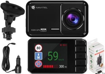 Wideorejestrator Navitel R385 2K GPS rejestrator jazdy + smartbox