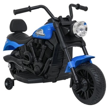 Мотоцикл на акумуляторі Harley Двигун 30 Вт 6V4,5AH Вогні Мелодії Синій