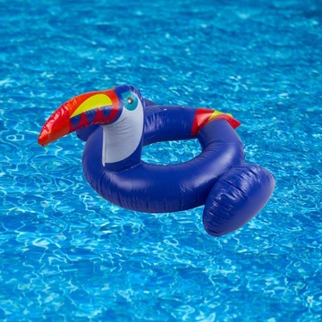 НАДУВНОЕ КОЛЕСО ДЛЯ ДЕТЕЙ ПЛЯЖНОЕ КОЛЕСО ТУКАН НАДУВНОЙ БАССЕЙН