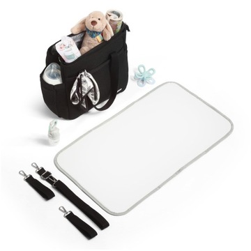 Babyono Carmen Bag для организатора ходьбы для мамы для черной инвалидной коляски 1571/01