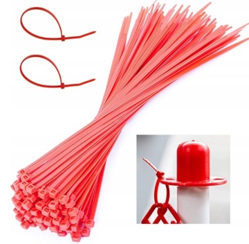 100x OPASKI ZACISKOWE TRYTYTKI OPASKI ZACISKOWE TRYTKI TRYTKA 3,6x200 mm