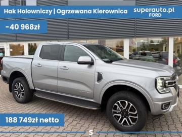 Ford Ranger VI Podwójna kabina 2.0 EcoBlue BI-TURBO 205KM 2025 FORD Ranger Limited A10 4x4 Pickup 2.0 205KM 2025