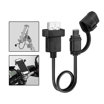 USB-кабель для зарядки телефона USB-телефона мотоцикла