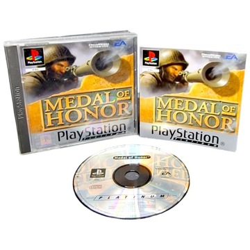 Medal of Honor Sony PlayStation PSX PS1 PS2 PS3 gra retro strzelanka akcja