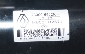 MEGANE IV SCENIC DOKKER 233006662R STARTÉR