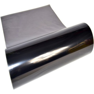 Фольга для затемняющих ламп, ЧЕРНАЯ, Легкий глянец