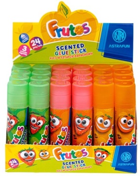 Клей-карандаш 8г, ароматизированный Фрутос фруктовая Астра