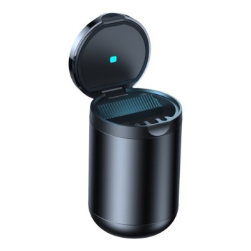 BASEUS АВТОМОБИЛЬНАЯ ПЕПЕЛЬНИЦА ЗАКРЫТАЯ СВЕТОДИОДНАЯ ПЕПЕЛЬНИЦА ДЛЯ МУСОРОВ