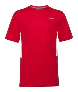 Koszulka tenisowa męska HEAD CLUB TECH T-Shirt Czerwona M