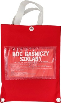 KOC GAŚNICZY SZKLANY 120X180 WIELOKROTNEGO UŻYTKU