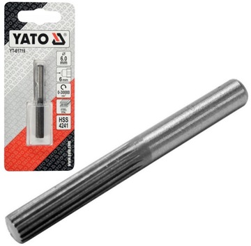 FREZ PILNIK TRZPIENIOWY METALU HSS 6MM WALCOWY