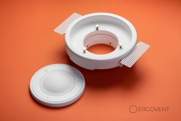 Приточно-вытяжной диффузор скрытого монтажа круглый 125