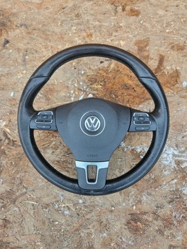 VW T5 Lift Multivan kierownica z poduszka skóra