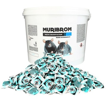 MURIBROM pasta BRODIFAKUM trutka na SZCZURY 3 kg