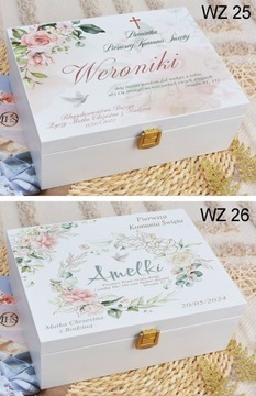 белая КОРОБКА ПРИЧАСТИЕ ПОЖЕЛАНИЯ подарок РАСпечатать сувенир ИМЯ