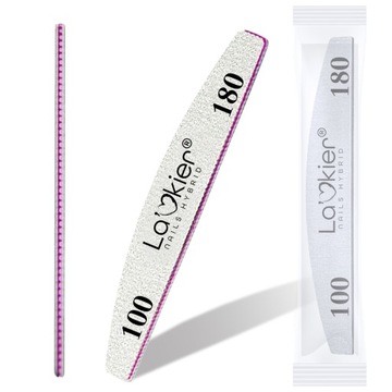 100 штук La'kier Пилочка-лодочка 100 180 для ногтей БЕЗОПАСНАЯ УПАКОВКА