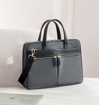 Torba ELBE Aktówka Z Paskiem Na Ramię Laptop 15,6 cali Teczka Ochronna