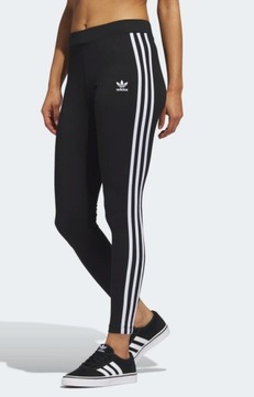 2702 DAMSKIE LEGGINSY ADIDAS ORIGINALS CZARNE XS