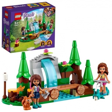 Mały zestaw klocków LEGO Friends - Wodospad w lesie - Prezent dla 5 latki