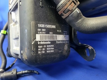 ОТОПЛЕНИЕ WEBASTO VW GOLF VI 1.4 TSI