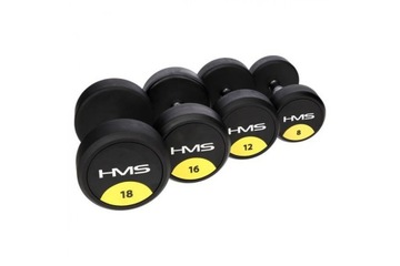 Гантель HG PRO 18 кг/HMS с резиновым покрытием
