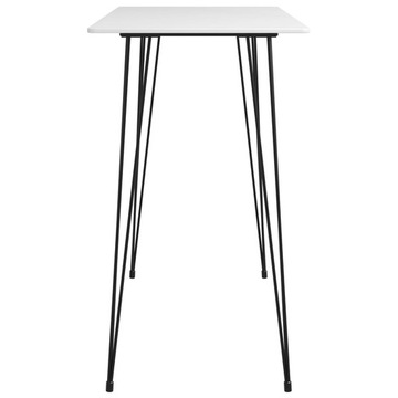 vidaXL Комплект барной мебели из 3 предметов, белый