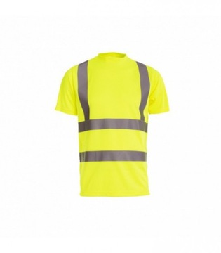 Elastyczna odblaskowa koszulka robocza BoSafety FB-S171G Hi-Vis
